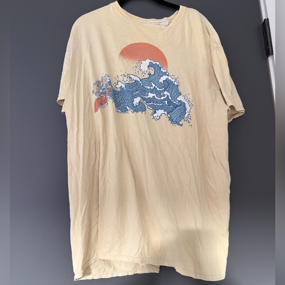 Project Social T Urban Outfitters Skeleton Graphic Tee